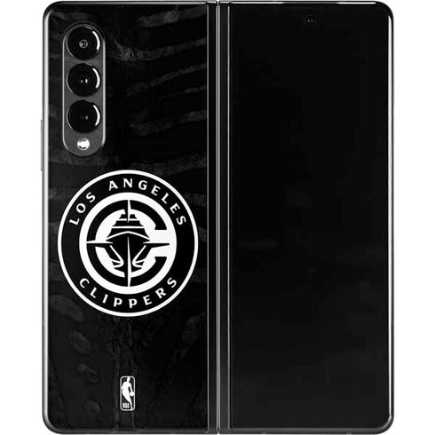 NBA LA Clippers Animal Print Galaxy Z Fold3 5G Skin