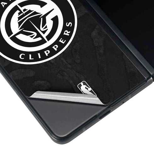 NBA LA Clippers Animal Print Galaxy Z Fold3 5G Skin
