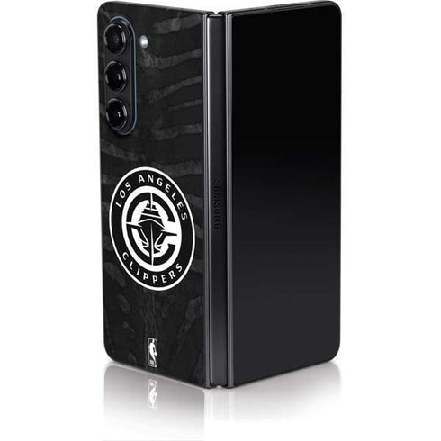 NBA LA Clippers Animal Print Galaxy Z Fold5 5G Skin