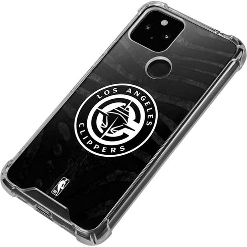 NBA LA Clippers Animal Print Google Pixel 5a 5G Clear Case