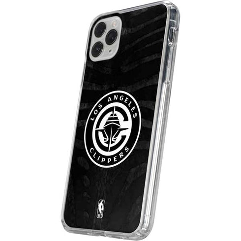 NBA LA Clippers Animal Print iPhone 11 Pro Clear Case