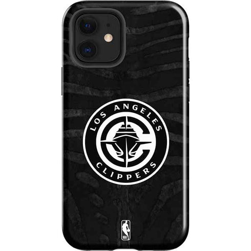 NBA LA Clippers Animal Print iPhone 12 Impact Case