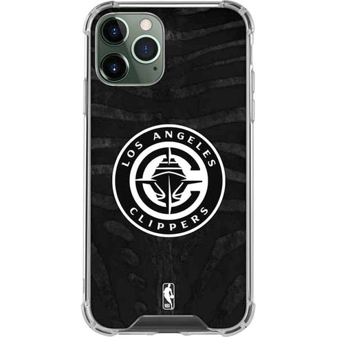 NBA LA Clippers Animal Print iPhone 12 Pro Clear Case