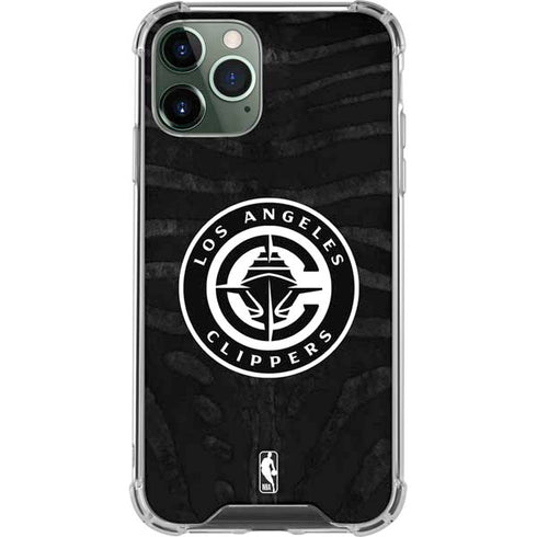NBA LA Clippers Animal Print iPhone 12 Pro Max Clear Case