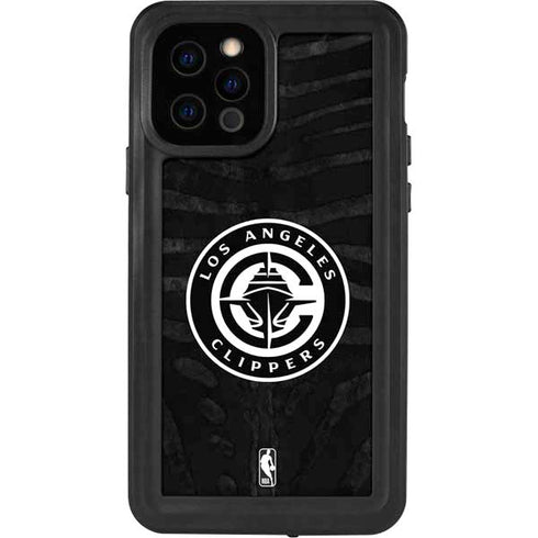 NBA LA Clippers Animal Print iPhone 12 Pro Waterproof Case