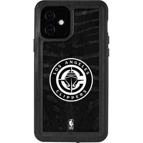 NBA LA Clippers Animal Print iPhone 12 Waterproof Case