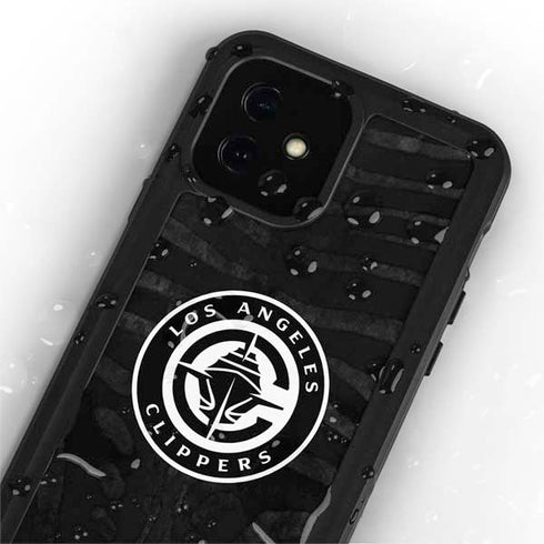 NBA LA Clippers Animal Print iPhone 12 Waterproof Case