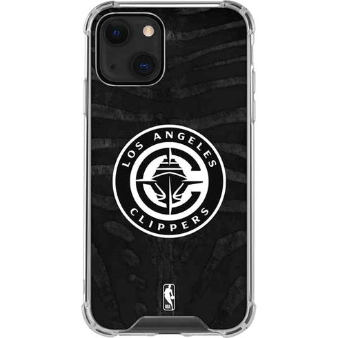 NBA LA Clippers Animal Print iPhone 13 Mini Clear Case