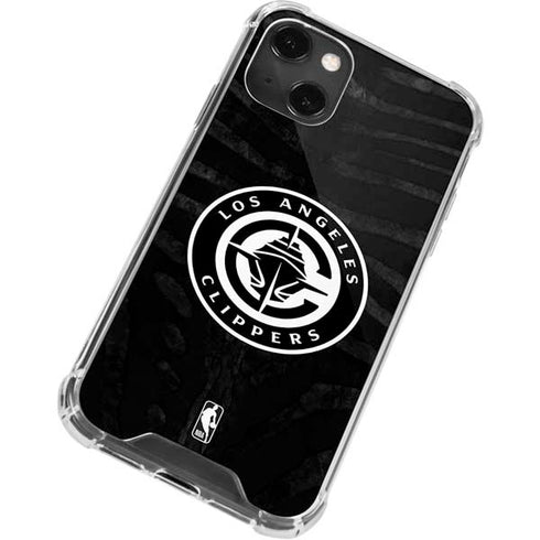 NBA LA Clippers Animal Print iPhone 13 Mini Clear Case