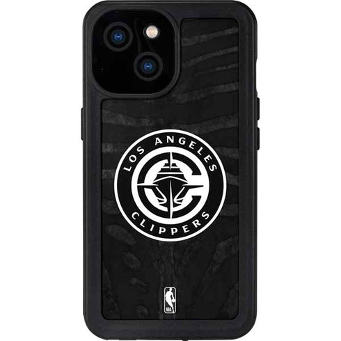 NBA LA Clippers Animal Print iPhone 13 Mini Waterproof Case