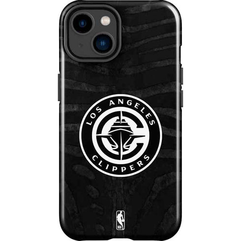NBA LA Clippers Animal Print iPhone 14 Plus Impact Case