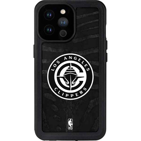 NBA LA Clippers Animal Print iPhone 14 Pro Max Waterproof Case