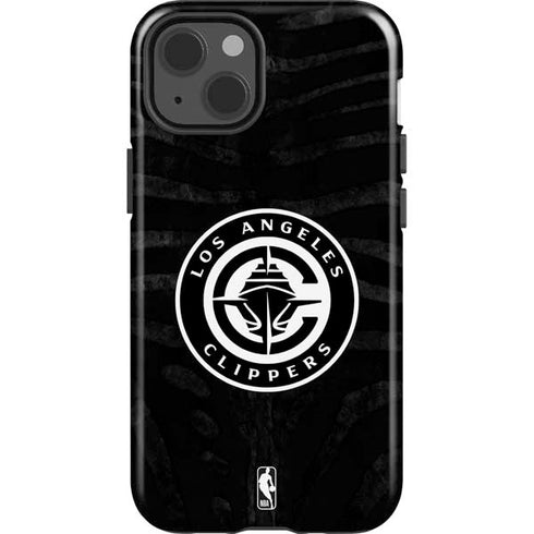 NBA LA Clippers Animal Print iPhone 15 Plus Impact Case