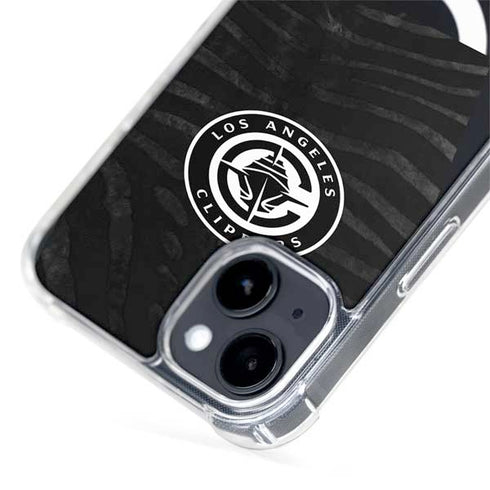 NBA LA Clippers Animal Print iPhone 15 Plus MagSafe Case