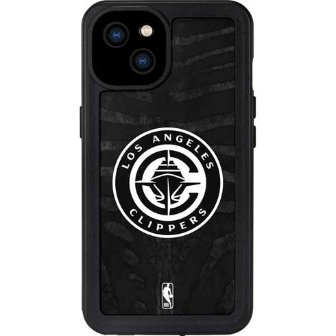 NBA LA Clippers Animal Print iPhone 15 Plus Waterproof Case