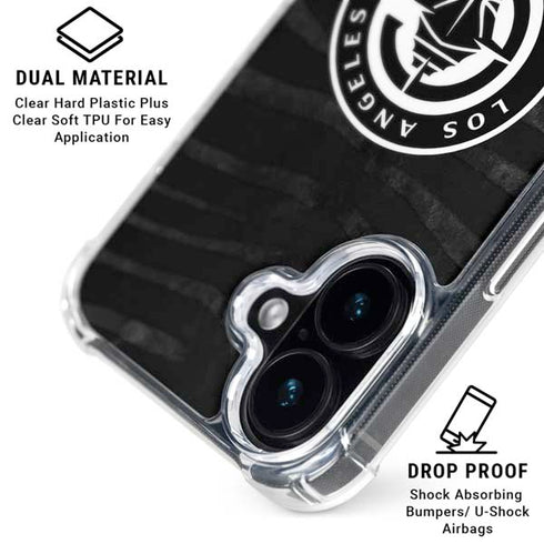 NBA LA Clippers Animal Print iPhone 16 Plus Clear Case