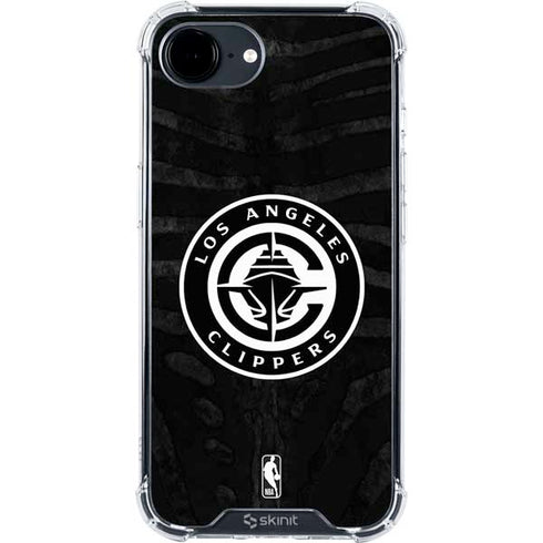 NBA LA Clippers Animal Print iPhone 16e Clear Case