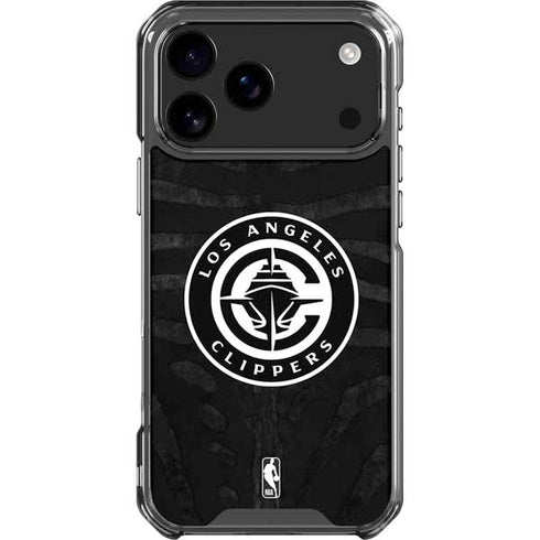 NBA LA Clippers Animal Print iPhone 17 Pro Max Clear Case