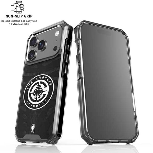 NBA LA Clippers Animal Print iPhone 17 Pro Max Clear Case