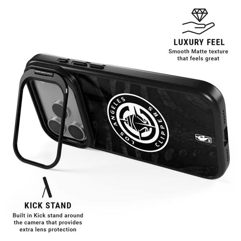 NBA LA Clippers Animal Print iPhone 17 Pro Max Kickstand Case