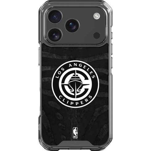 NBA LA Clippers Animal Print iPhone 18 Pro Clear Case