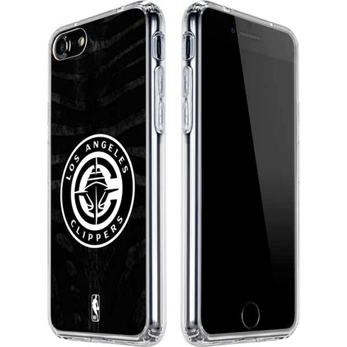 NBA LA Clippers Animal Print iPhone SE (2nd & 3rd Gen) Clear Case