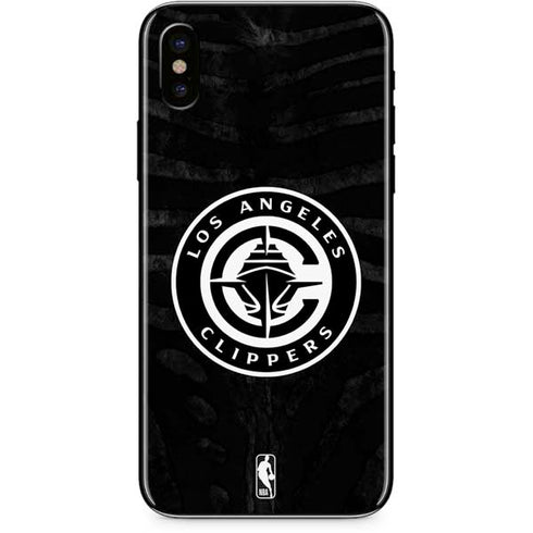 NBA LA Clippers Animal Print iPhone XS Skin