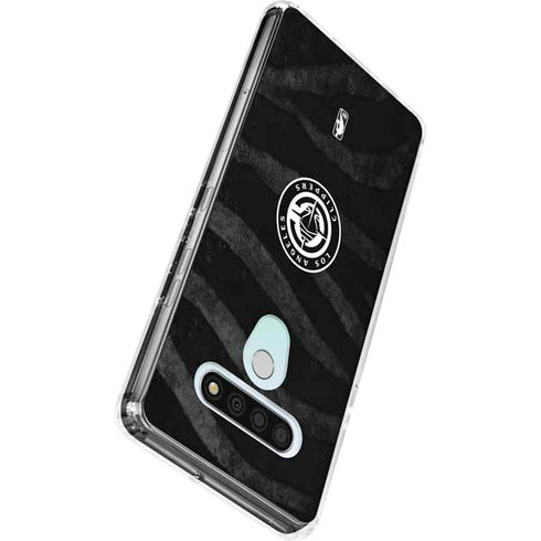 NBA LA Clippers Animal Print LG Stylo 6 Clear Case