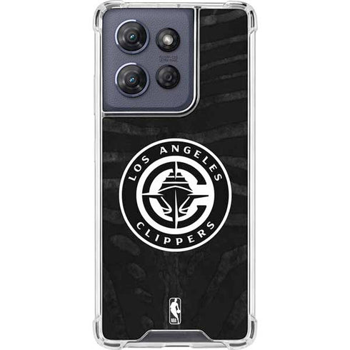 NBA LA Clippers Animal Print Moto G 5G (2025) Clear Case