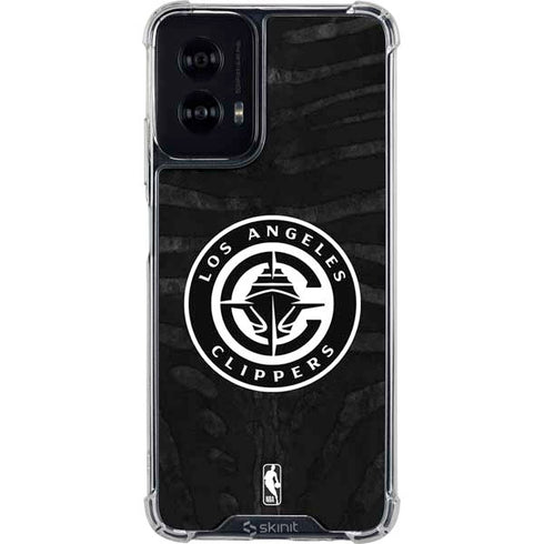 NBA LA Clippers Animal Print Moto G Power 5G (2024) Clear Case