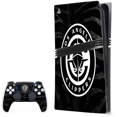 NBA LA Clippers Animal Print PS5 Pro Bundle Skin