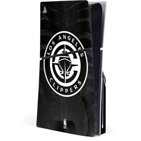 NBA LA Clippers Animal Print PS5 Slim Disk Console Skin