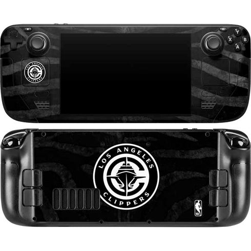 NBA LA Clippers Animal Print Steam Deck Handheld Gaming Computer OLED Skin