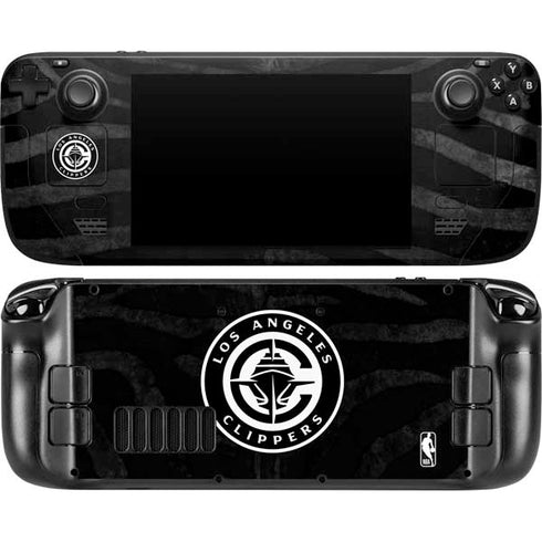 NBA LA Clippers Animal Print Steam Deck Handheld Gaming Computer Skin