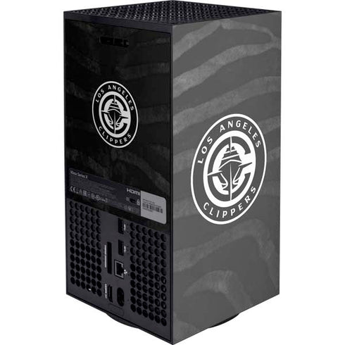 NBA LA Clippers Animal Print Xbox Series X Console Skin