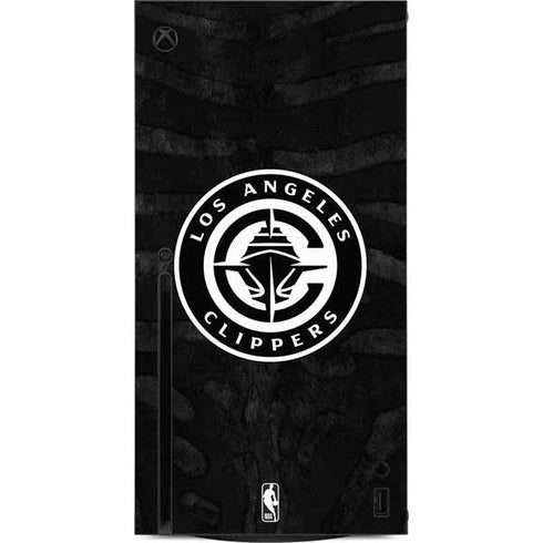 NBA LA Clippers Animal Print Xbox Series X Console Skin
