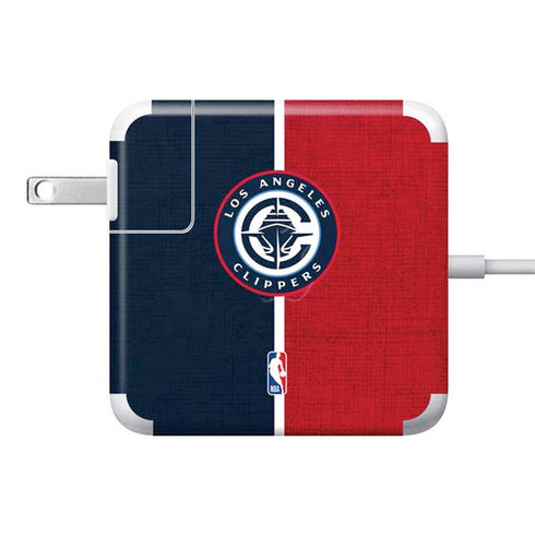 NBA LA Clippers Canvas 85W Power Adapter (15 and 17 inch MacBook Pro Charger) Skin