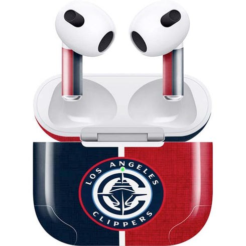 NBA LA Clippers Canvas Apple AirPods (3rd Gen 2021) Skin