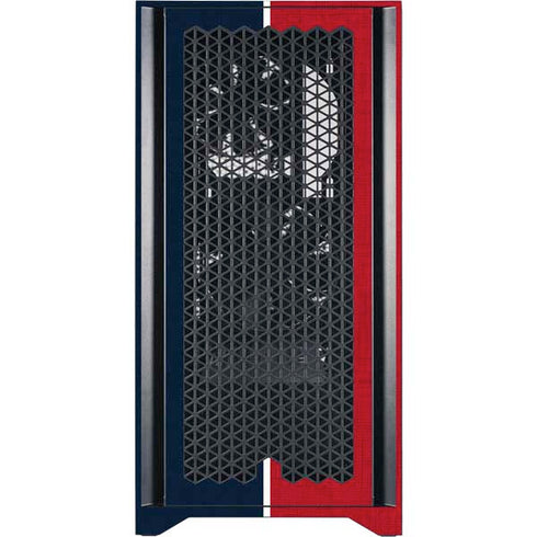 NBA LA Clippers Canvas Corsair 4000D Tempered Glass Mid-Tower ATX Case Skin