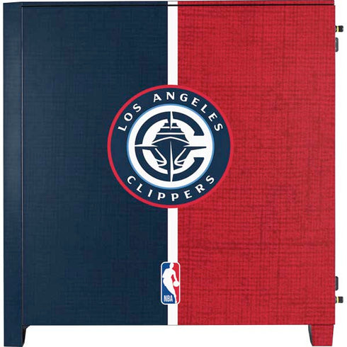 NBA LA Clippers Canvas Corsair 4000D Tempered Glass Mid-Tower ATX Case Skin