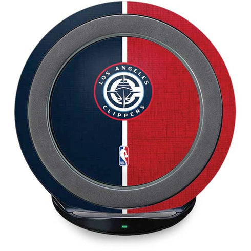 NBA LA Clippers Canvas Fast Charge Wireless Charging Stand Skin