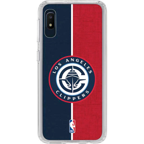 NBA LA Clippers Canvas Galaxy A10e Clear Case