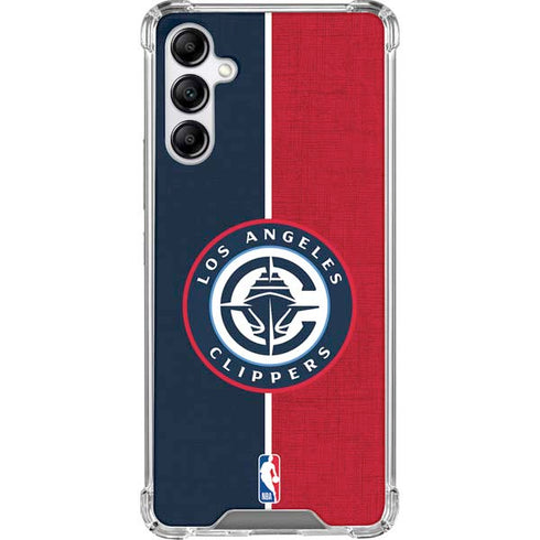 NBA LA Clippers Canvas Galaxy A14 5G Clear Case