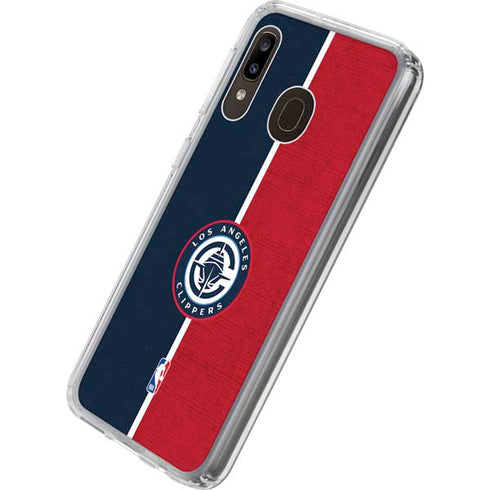 NBA LA Clippers Canvas Galaxy A20 Clear Case