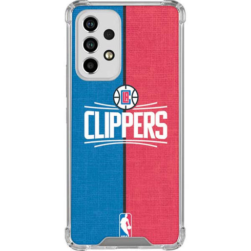 NBA LA Clippers Canvas Galaxy A33 5G Clear Case
