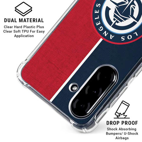 NBA LA Clippers Canvas Galaxy A36 5G Clear Case