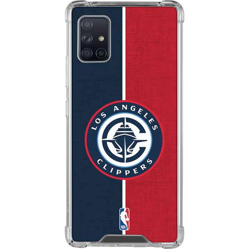 NBA LA Clippers Canvas Galaxy A51 5G Clear Case