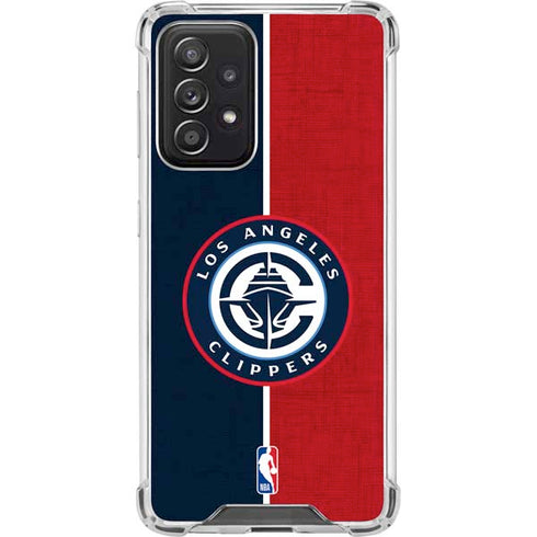 NBA LA Clippers Canvas Galaxy A52 5G Clear Case