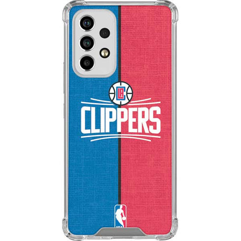 NBA LA Clippers Canvas Galaxy A53 5G Clear Case