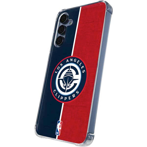 NBA LA Clippers Canvas Galaxy A55 5G Clear Case